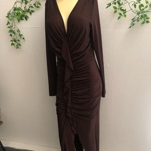 Long Brown Women dress